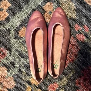 SEYCHELLES Satin Pointed Ballet Flats
